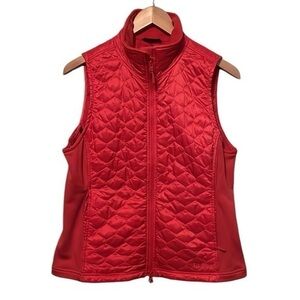 L.L. Bean full zip vest, women’s size medium, thinsulate insulation, color red